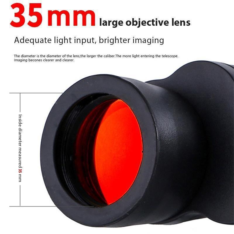 Binoculars Telescope 90x90 High Magnification Portable Bak4 Prism Ipx4 Waterproof For Mountain Climbing Hunting Hiking