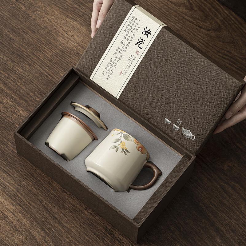 

Zhi Nian Hua Ru Kiln Ceramic Tea Separator Set