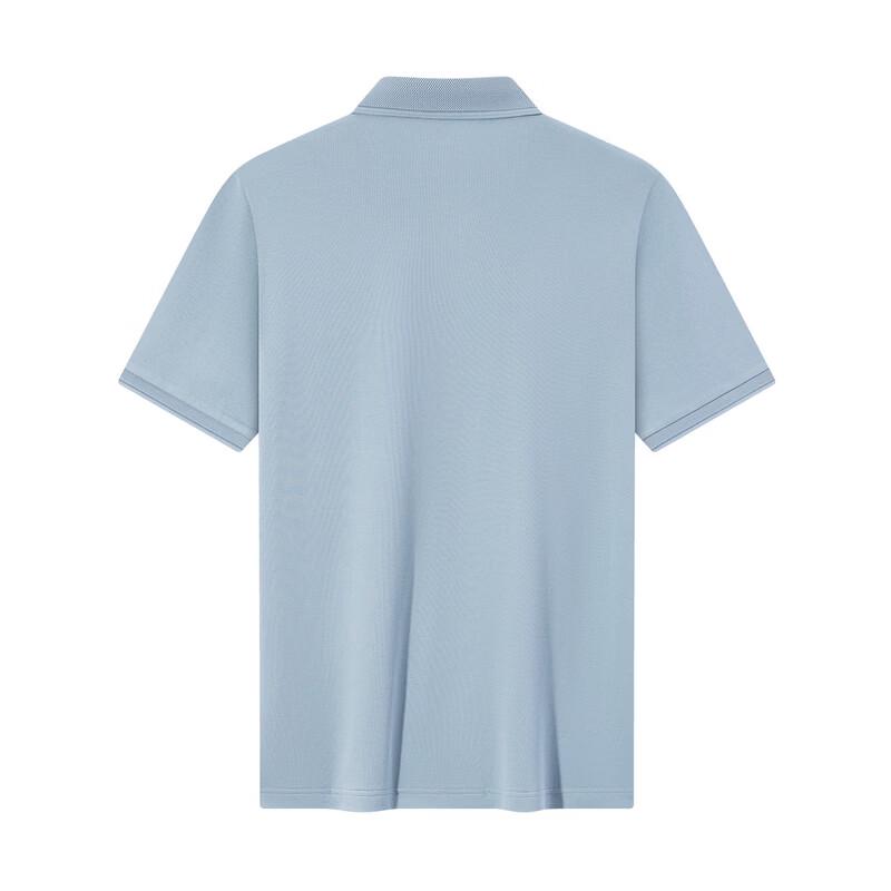 SEVEN Men's Ice-Cool Lyocell Blend Short-Sleeve Polo Shirt with Dragon Logo