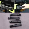 4pcs Carbon Fiber Texture Exterior Door Handle Cover Trim Fit for Ford F-150 F150 2015 2016 2017 2018