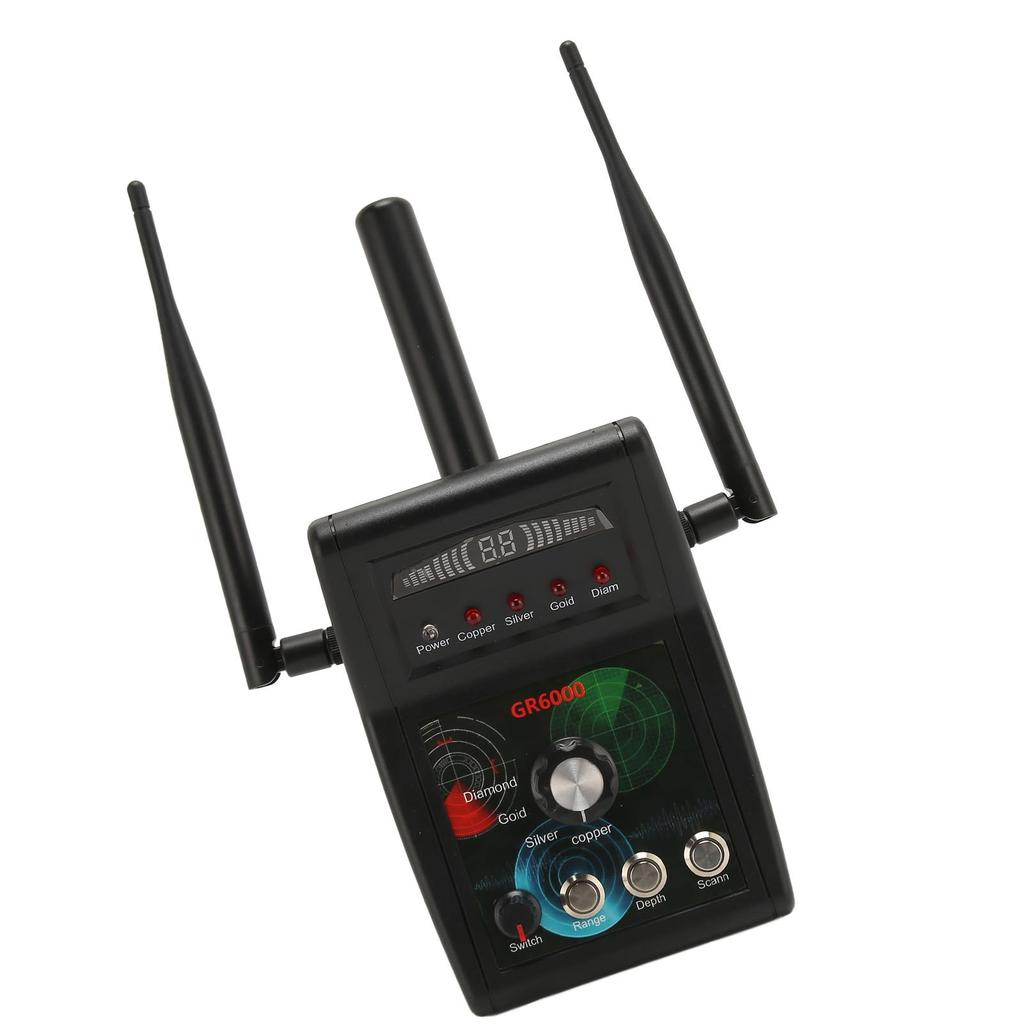 Metal Detector Sensitive with Dispaly 15m Deep 1000m Range Metal Finder 100?240V for Copper Silver