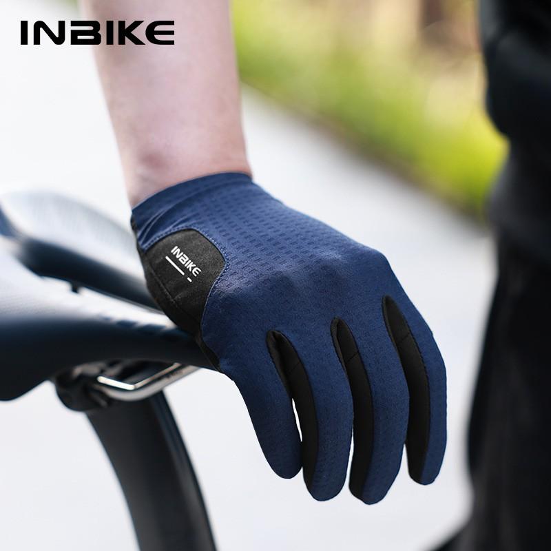 INBIKE Cycling Gloves Mountain Bike Road Indoor Trainer Unisex Full Finger Protective Gear