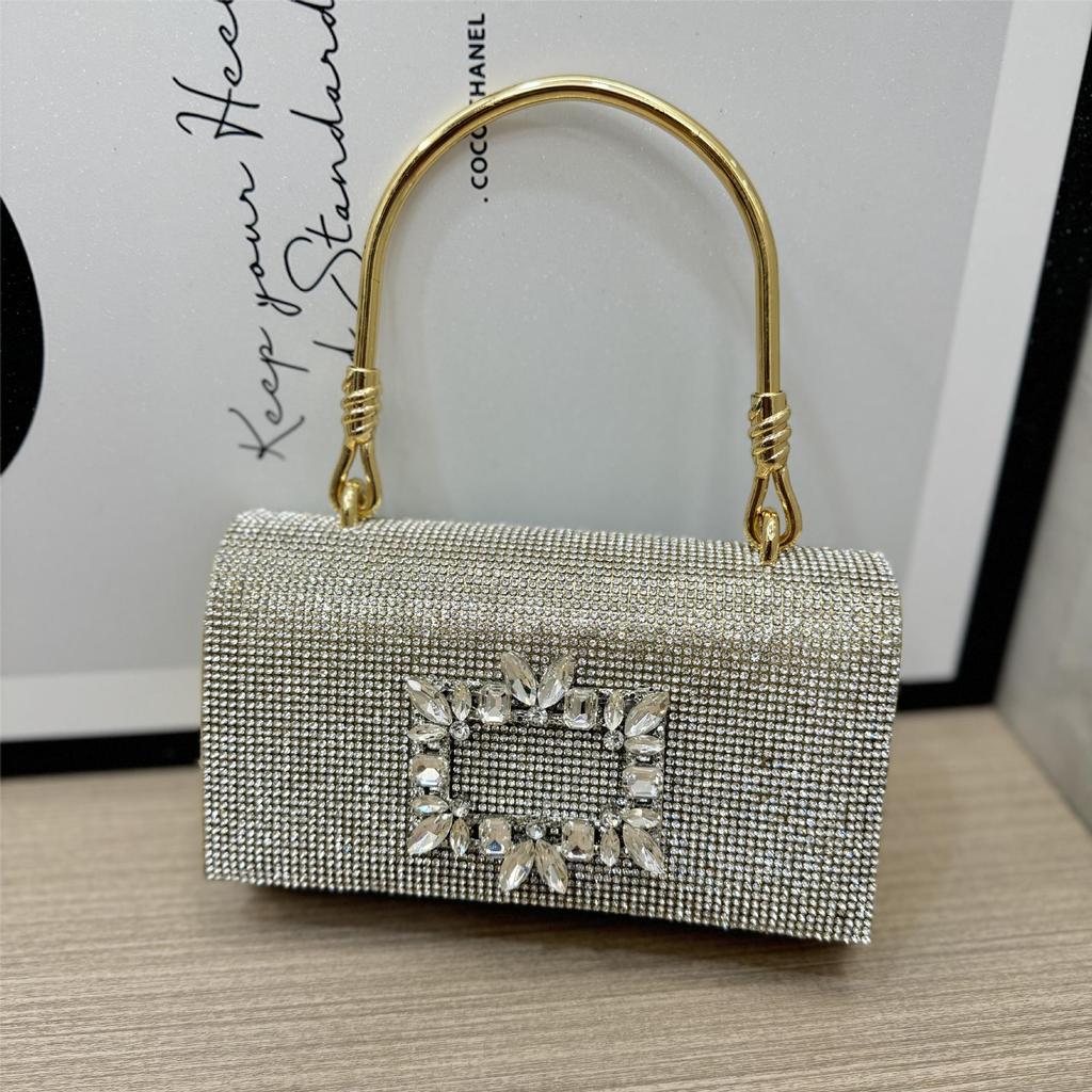New Fashionable Light Luxury Banquet Handbag, Bar KTV Diamond Bag, Celebrity Evening Dress Bag, Wedding Banquet Bag