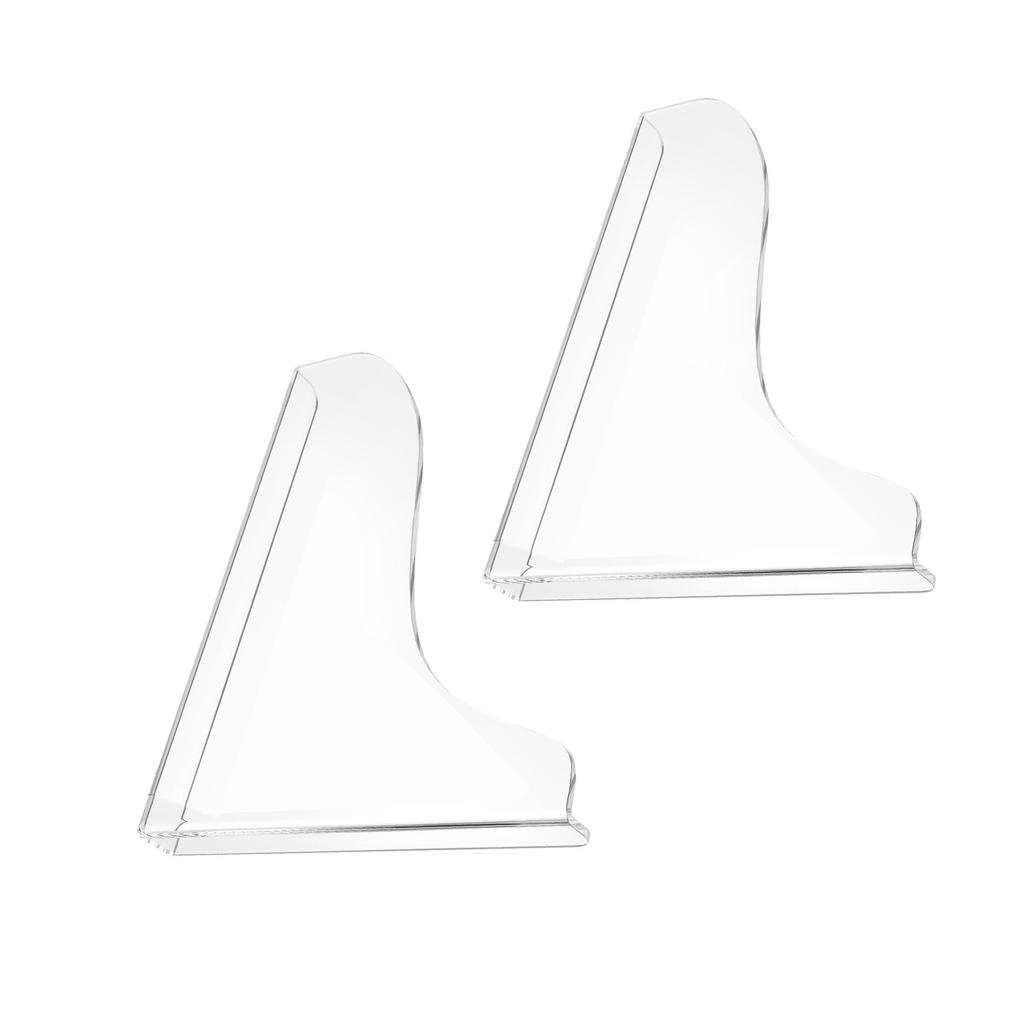 2PCS Clear Shower Splashing Guard Acrylic Bath Angle Protection Tub Corner Water Guards for Home