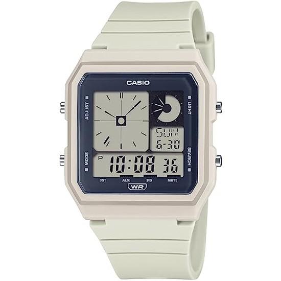 CASIO Standard Cheap Wristwatch Unisex Mens Womens Resin Ivory Gray LF-20W-8A