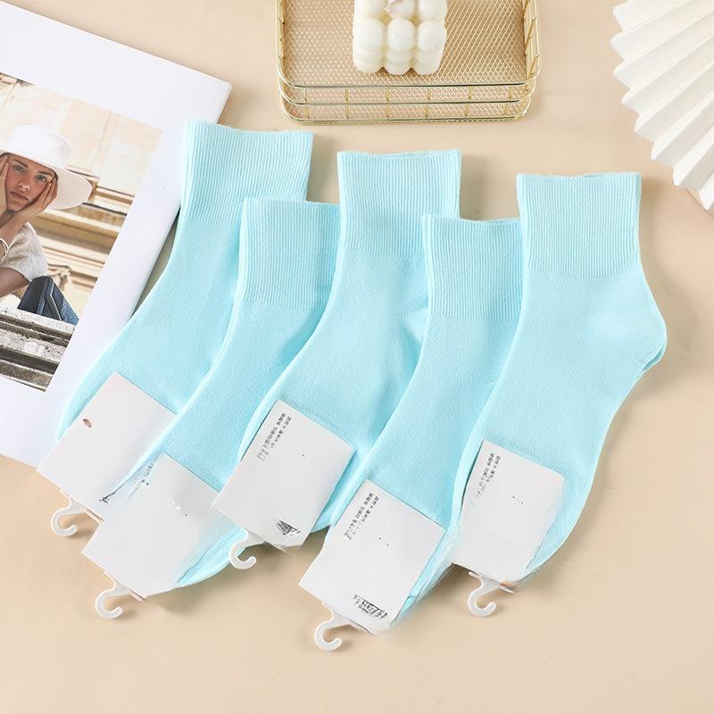 Female Autumn and Winter Cotton Loose Mouth Old People Do Not Choke Socks
