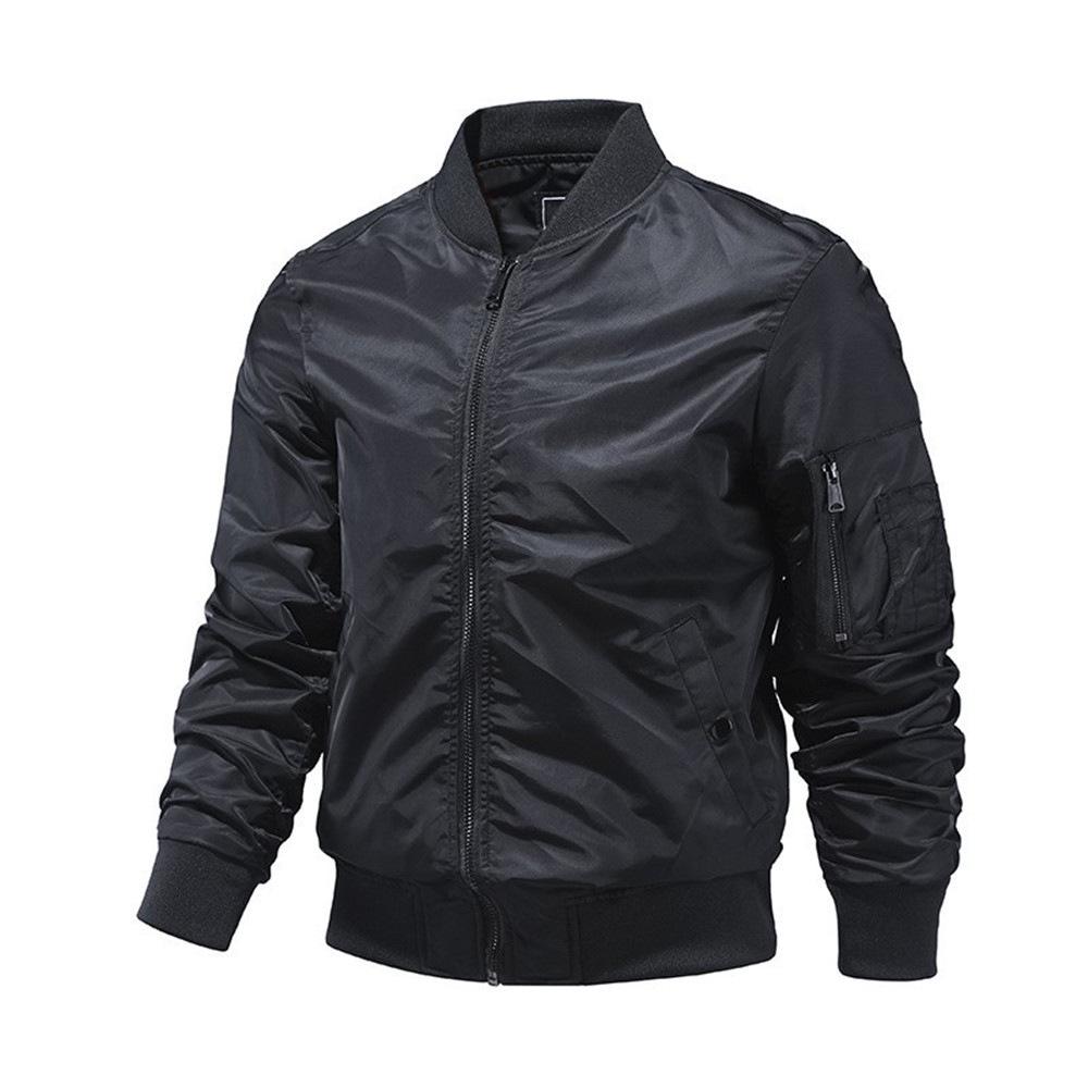 Men s European and American Air Force Flight Jacket: Autumn Outerwear L
