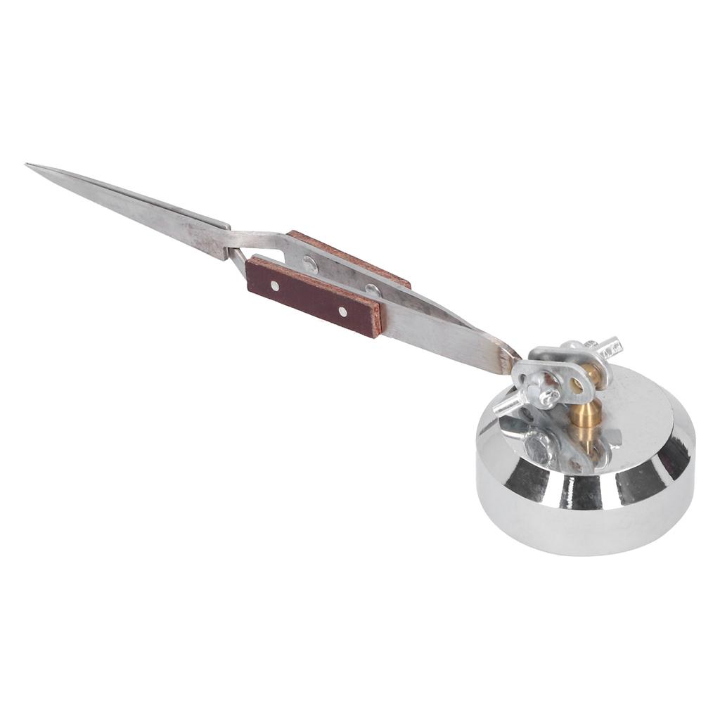Base Metallico Terza Mano con Pinzette Morsetto per Saldatura Ferramenta Strumenti per Gioielli