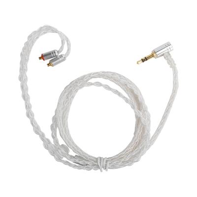 3,5mm MMCX kabel pro sluchátka Náhradní kabel vhodný pro Shure SE215 SE535 SE846 UE900 sluchátka Transparentní