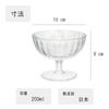 Plakira Breakproof Dessert Glass, 200ml, Dishwasher Safe, Made in Japan, Perfect for Outdoor Activities, Kids, Home Parties, Cute and Stylish Warm