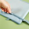 A4 Waterproof Pregnancy Check-Up Document Bag - Large Capacity Double-Layer Zipper Handbag for Students and Textbooks