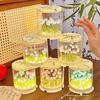 Tulip Flower Cake Box Night Light - DIY Handmade Birthday Gift for Girls & Friends