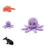 Adorabile Set di Marionette da Dito di Animali Marini con Polpo e Tartaruga Peluche per Divertimento in Famiglia
