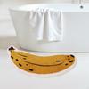 Bathroom Rug Shower Banana Shaped Decor Super Absorbent Breathable Anti Slip Floor Mat Bath