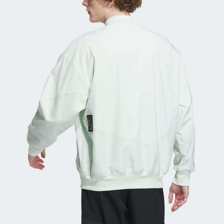 Adidas FW23 CNY Dragon Pattern Embroidered Stand Collar Jacket Men Jacket Crystal-Blue IZ1615