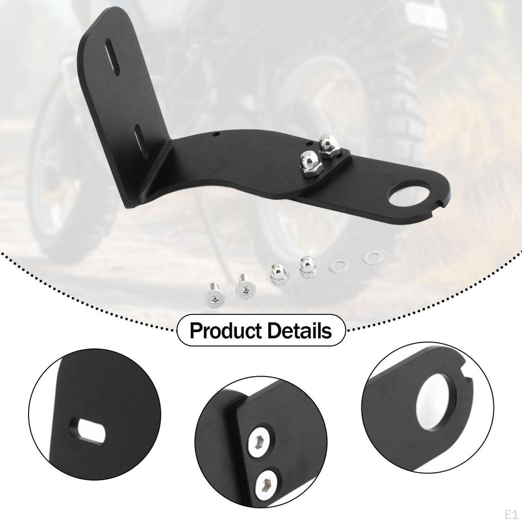 Motorrad Kennzeichenhalter Kennzeichenhalter Klapperfrei Universal Aluminiumlegierung Halterung