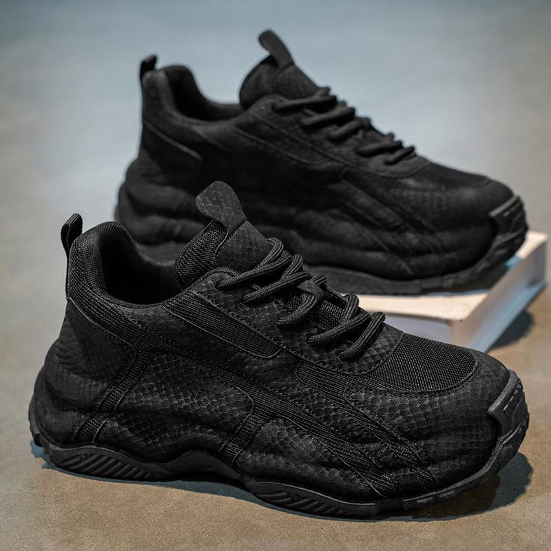 

Мужская обувь осень 2025 новая дышащая трендовая универсальная спортивная и повседневная обувь мужская на платформе износостойкая новая обувь для папы 39