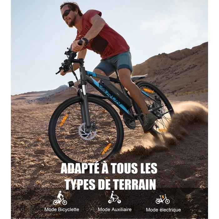 Elektrische fiets-VARUN M27-1 - 27,5 inch - 250 W Motor - Afneembare accu 48 V 13 Ah - Actieradius 100 kilometer