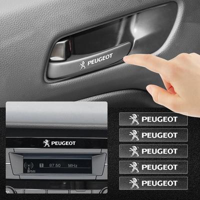Car Door Handle Sticker Rearview Mirror Protective Decal Stickers For Peugeot 206 207 307 3008 2008 308 407 408 5008 301 208 RCZ