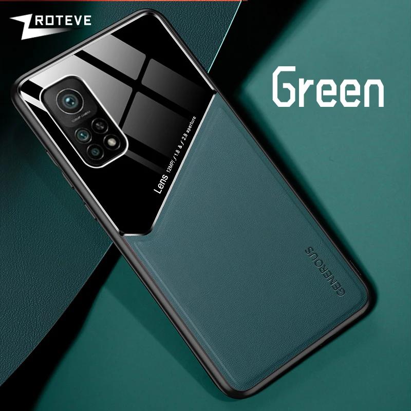 Mi10T Case PU Leather Car Magnetic Hard PC Cover For Xiaomi Mi 10 10T Pro Xiomi Mi10T Lite Mi10 Shockproof Phone Cases