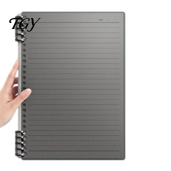 Minimalist Diary for Students A5 Spiral Notebook, Lined /Horizontal Grid/Blank Inner Page, Notebook Writing Morandi Solid Color Cover Sketchbook