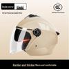 All-Season Universal Electric Scooter Helmet with HD Double Visor for Winter