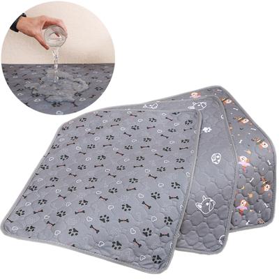Almohadilla reutilizable para orina de perro, manta absorbente, pañal lavable, almohadilla de entrenamiento para cachorros, tapete para orina de cama para mascotas, funda para asiento de automóvil, cama para mascotas
