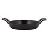 Staub Round Stackable Gratin Induction Stylish Oven Dish, 20cm, Dish, Compatible, Enamel, Dish, Black, 1302023/40509-558-0 [Used]