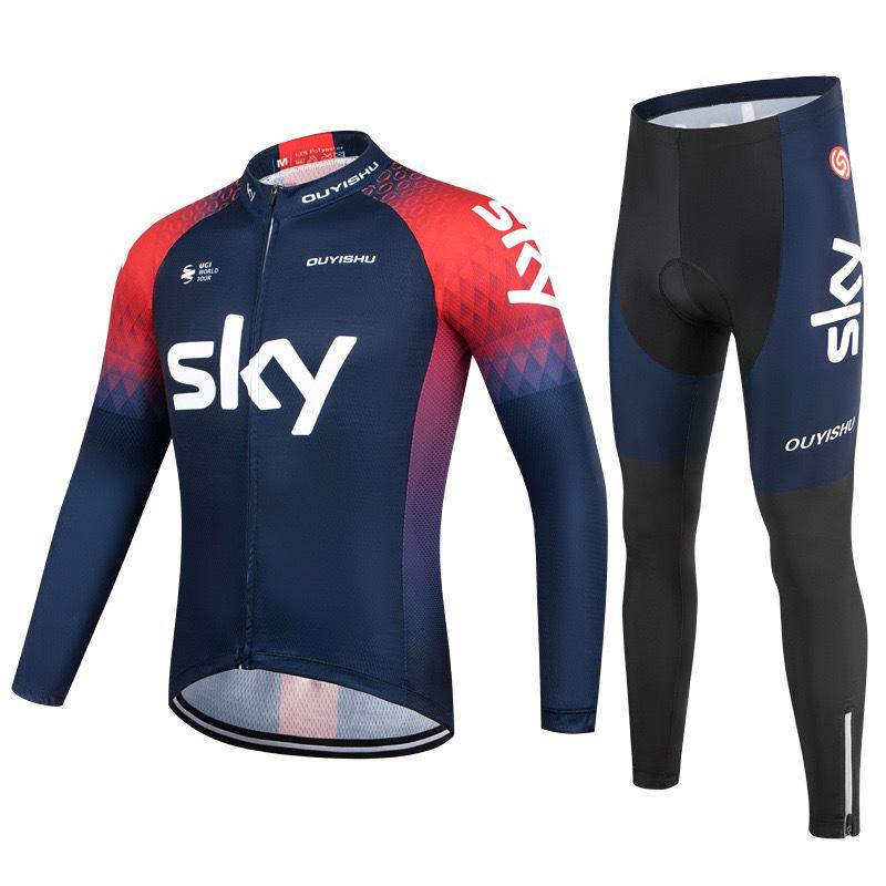 Racing Road Bike Mountain Bike Cycling Sportswear Long-sleeved Set, Breathable and Quick-drying 2026 Autumn Long-sleeved Breathable Cycling Suit