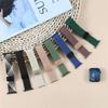 Braided Band for Apple Watch Strap 44mm 40mm 45mm 46mm 49mm 41 42 38 Magnetic Nylon Bracelet iWatch Series Se 7 6 8 9 10 Ultra 2