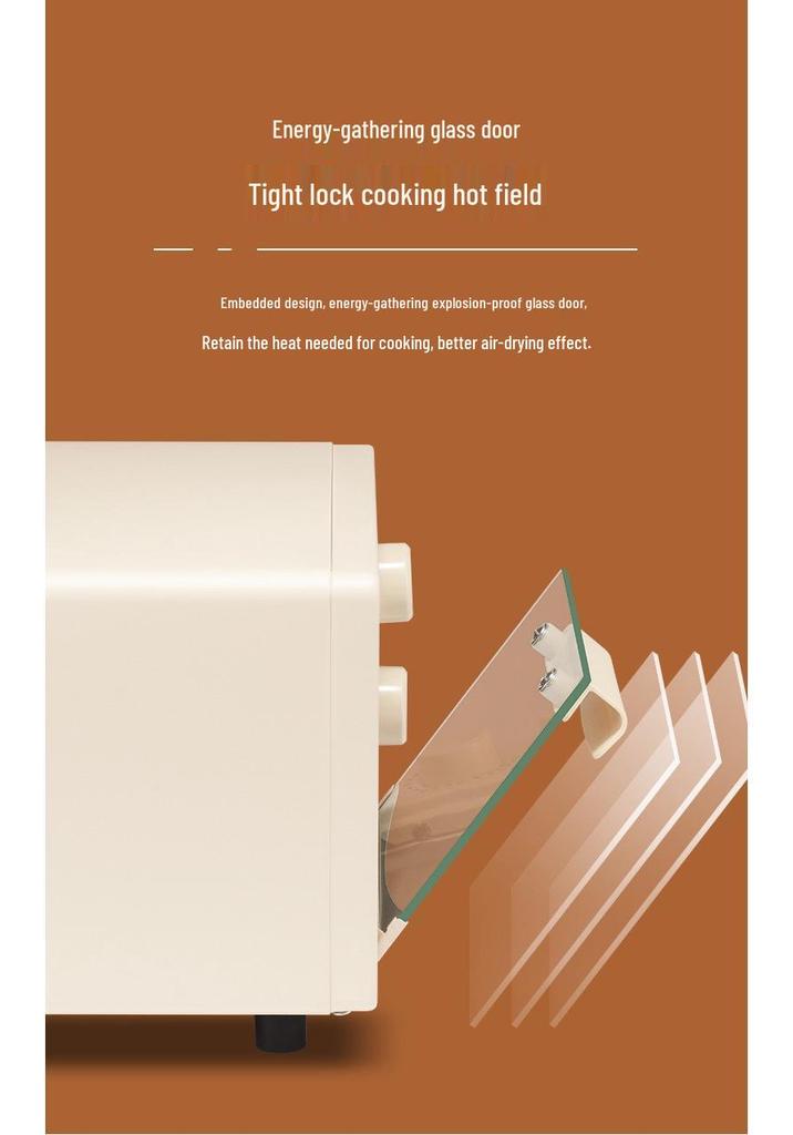 Rongshengda Small Multifunctional Double-Layer Electric Baking Oven Household Kitchen Appliance