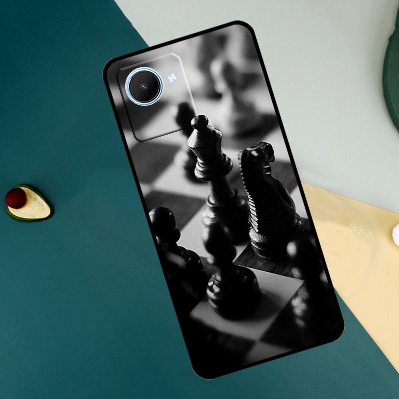 Chess Pieces For Realme GT7 Pro GT6 C67 C65 C63 C61 C55 C53 C51 C35 C71 C75 11 12 13 14 15 Pro Plus Case