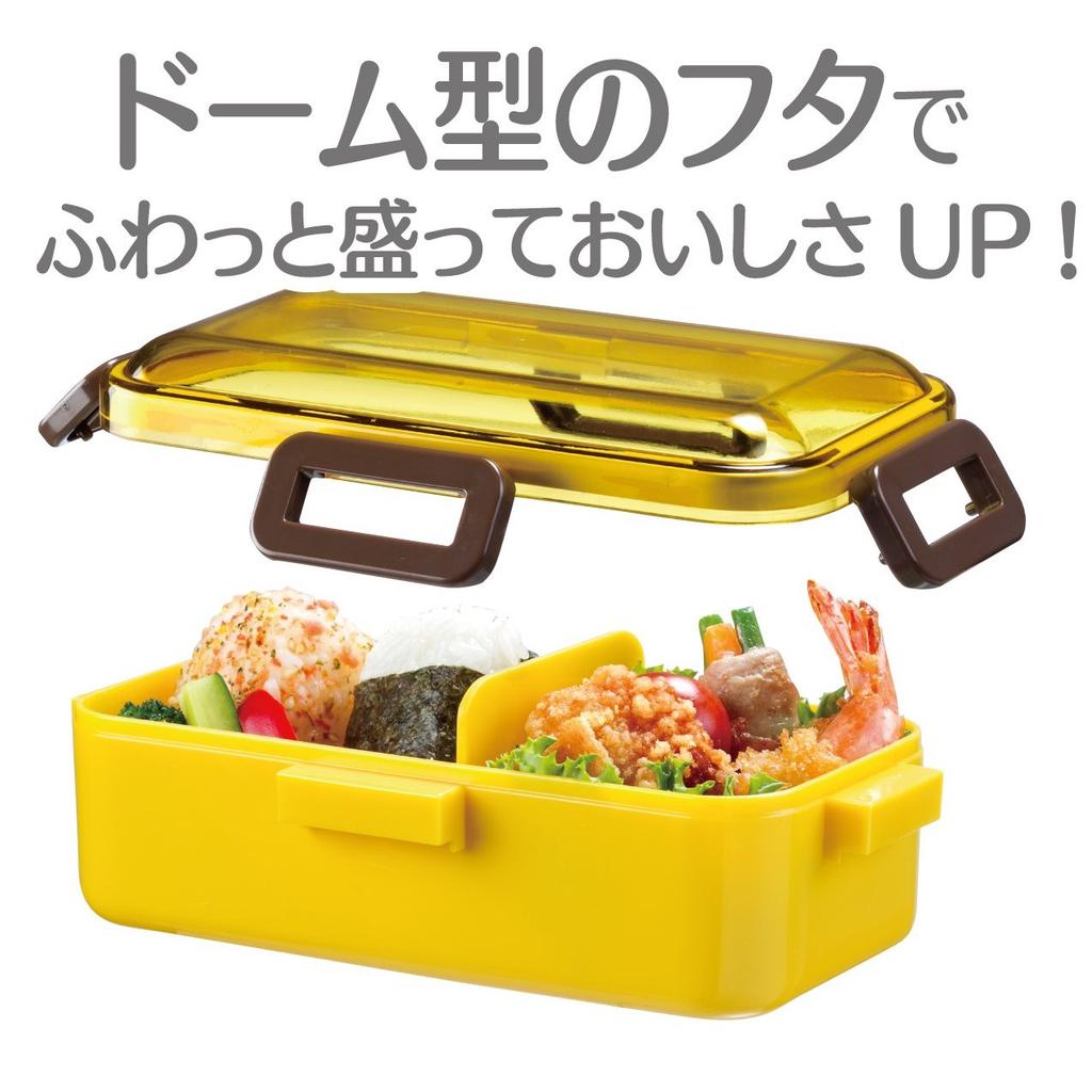 Skater Bento Box Disney Winnie the Pooh Cafe Retro 530ml Antibacterial Fluffy Dome Lid for Women Made In Japan PFLB6AG-A