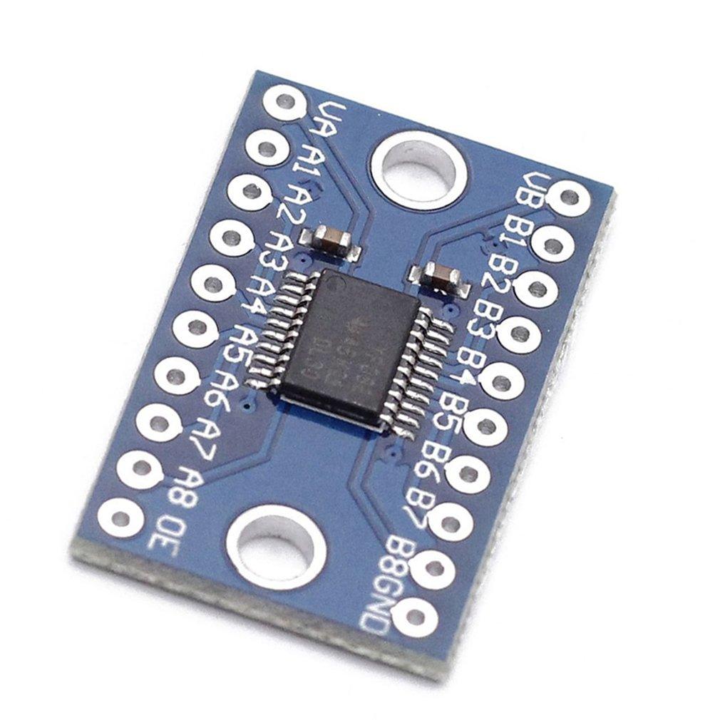 HiLetgo 5pcs TXS0108E High Speed Full Duplex 8 Way 8 Channel Level Conversion Module 8-Bit 8 CH Logic Level Bi-Directional Converter Module