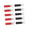 10Pcs 4mm U Y Type Electrical Crimp Terminals Insulated Fork Spade Wire Connectors for Banana Plug Multimeter
