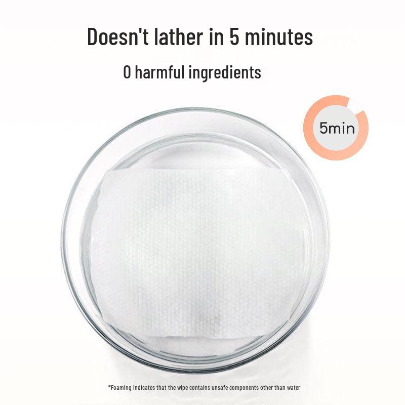 Duka Bear Portable Baby Hand & Mouth Wet Wipes - Small, Individually Wrapped for On-the-Go Use