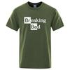 Cotton Tee Men's T-shirt High Quality Cotton Blend O Neck Heisenberg Men T-shirt Short Sleeve Casual Breaking Bad Print T Shirt for Men
