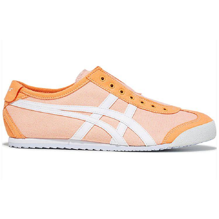 ONITSUKA TIGER Mexico 66 Slip-On Easy To Wear Comfortable Breathable Lightweight Low-Top Casual Shoes Unisex Sneaker Orange 1183A360-700