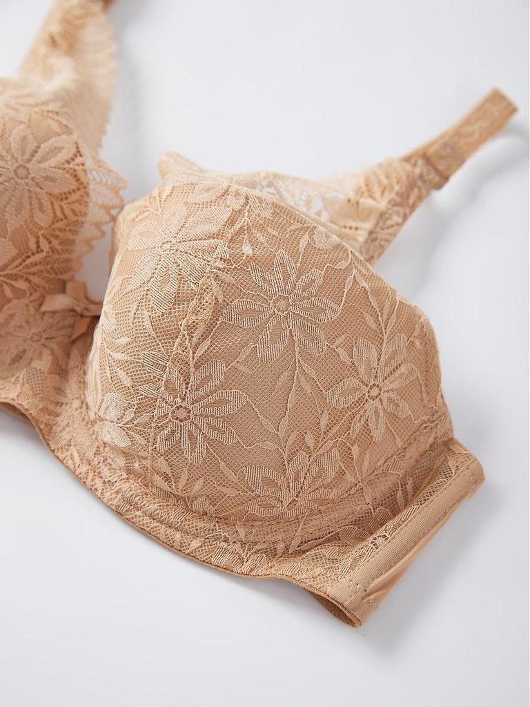 Europäischer & Amerikanischer Spitzen Push-Up BH mit Seitenstütze & Bügel - Bequeme, Atmungsaktive Lingerie