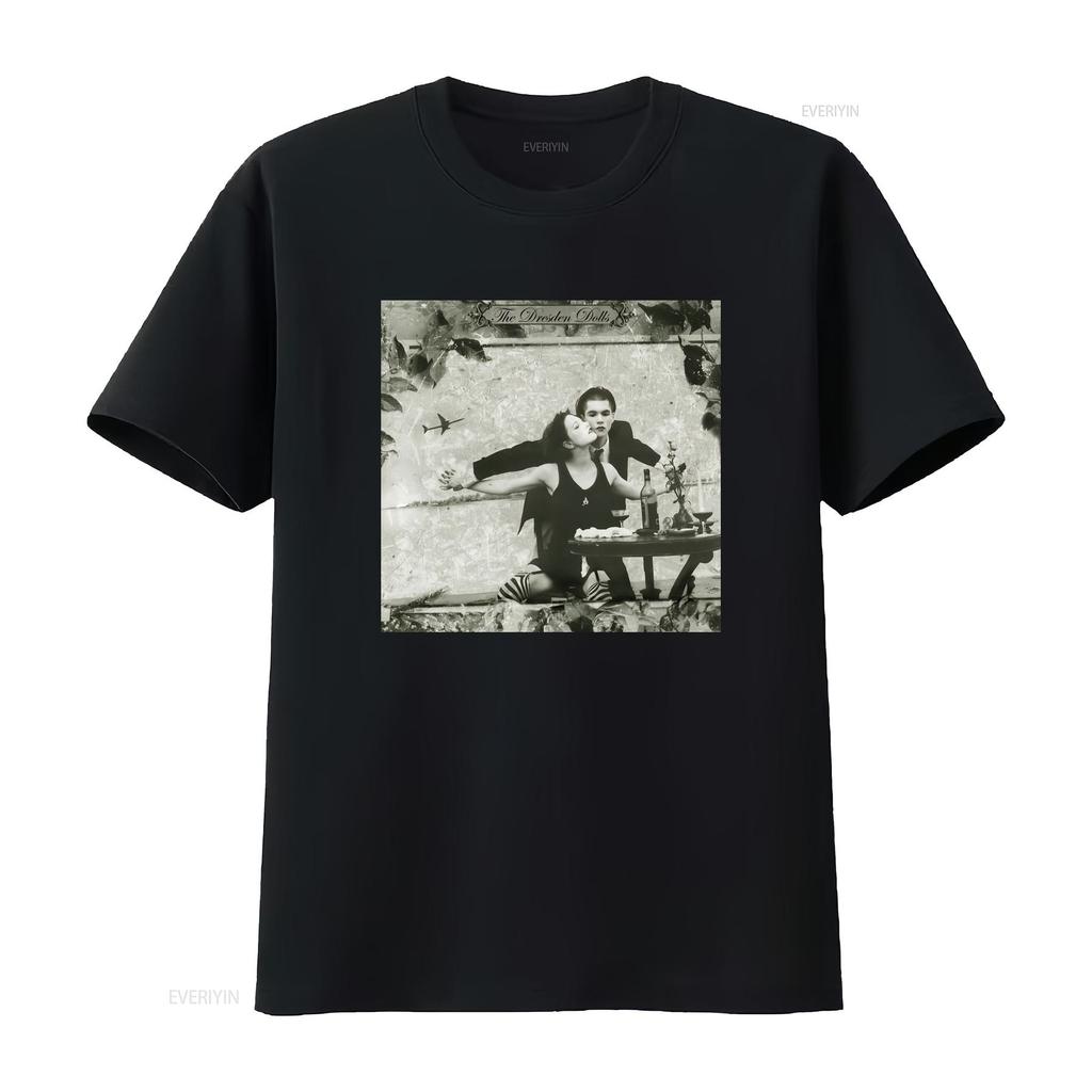 The Dresden Dolls Album Family All Size T Shirt B279 vintage Washed fashion Soft Breathable homme Comfortable Stylish