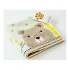 Uchino Hand Towel, Ivory, Bear, Approx. 34x35cm, Mochipuni Guest Towel, 9004G704 I, Cute Animals, Steam Shearing, Muji-ori, Fluffy, Chewy, Humorous,
