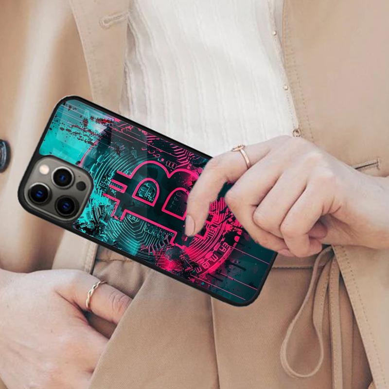 

Bitcoin Astronaut pattern Magnetic Phone Case For APPLE iPhone 17 Air 16 14 13 12 Pro Max 15 Plus Wireless Charge MagSafe Cover iPhone 13mini