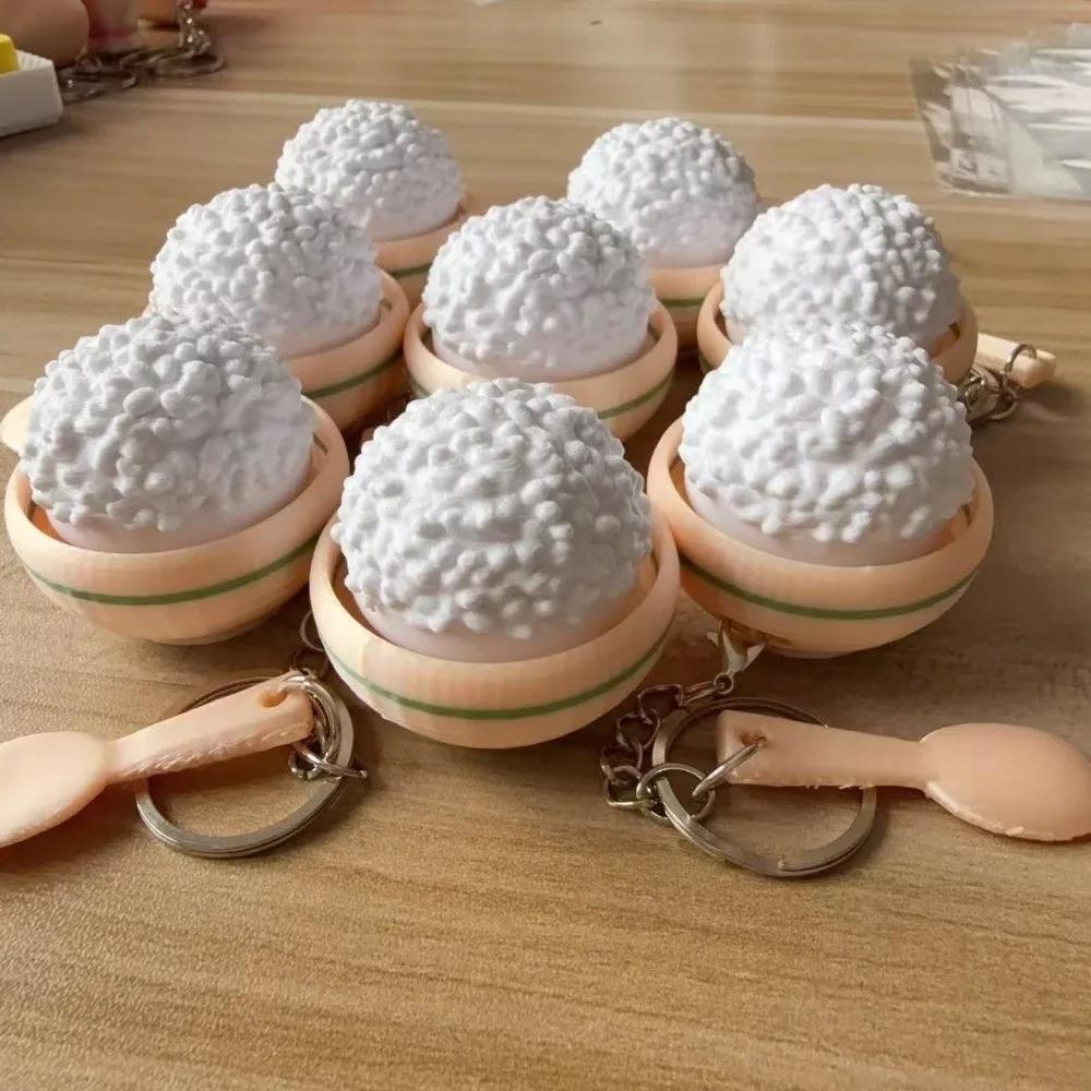 Creative 3D Printing Solid Color Home Egg Tray Decompression Toy Clicker Vent Toy Model Pendant