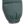 Lee Korean Style Letter Stand Collar Double Zipper Short Down Jacket Unisex Outerwear LE2504DP01TU