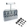 Handheld Soil Blocker Stainless Steel Soil Block Maker for Seedling, Greenhouse Garden Supplies Soils Blocking Tool for Garden