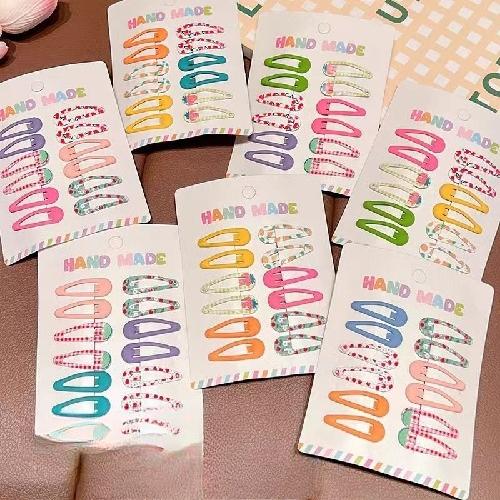 Children's Hair Clips Small Water Drop BB Clip Hairpin Barrettes Bangs Side Clip Kids Headwear Baby Girl Hair Accessories