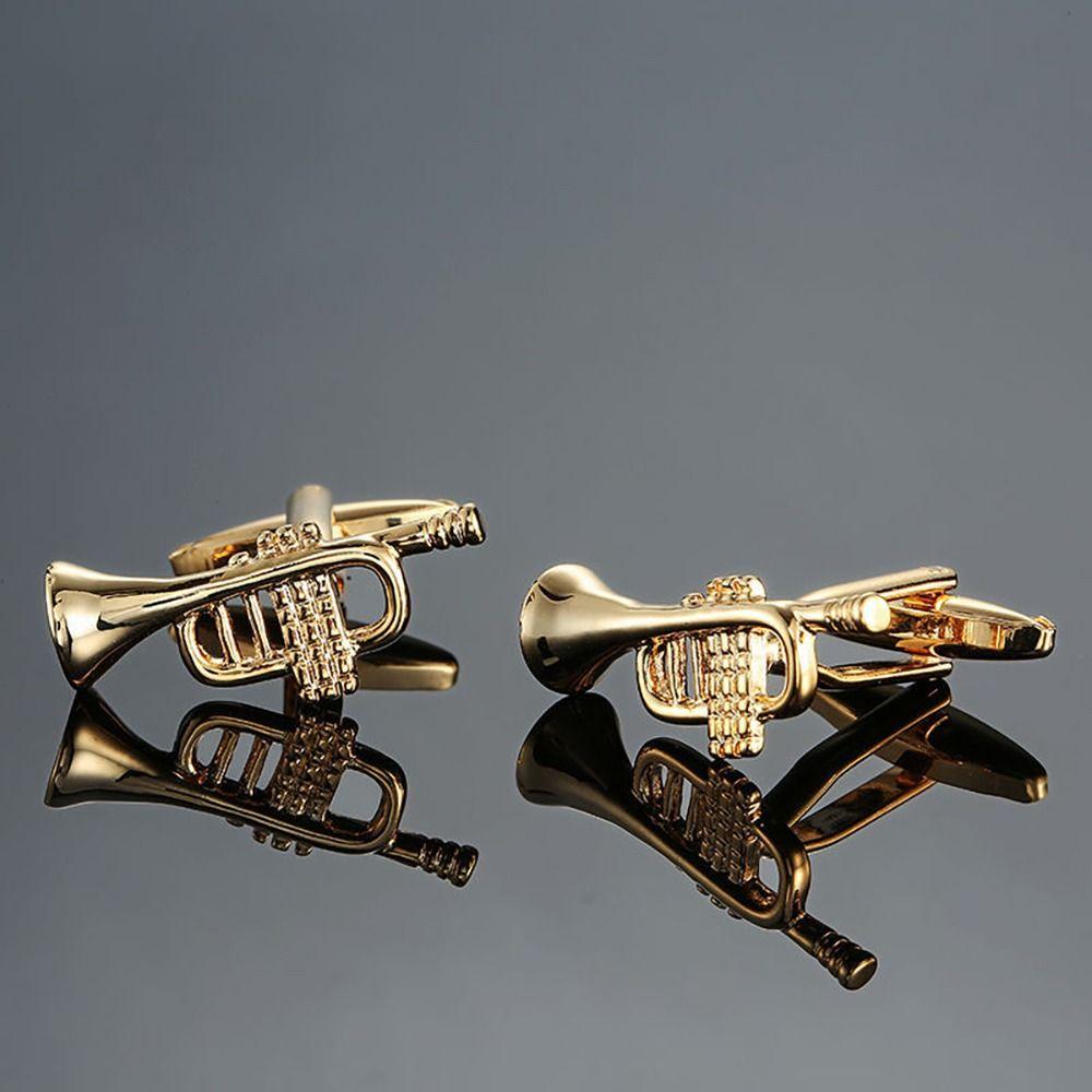 Piano Guitar Cuff Links Treble Clef Music Instrument Series Cufflinks Music Note Sleeve Button Men