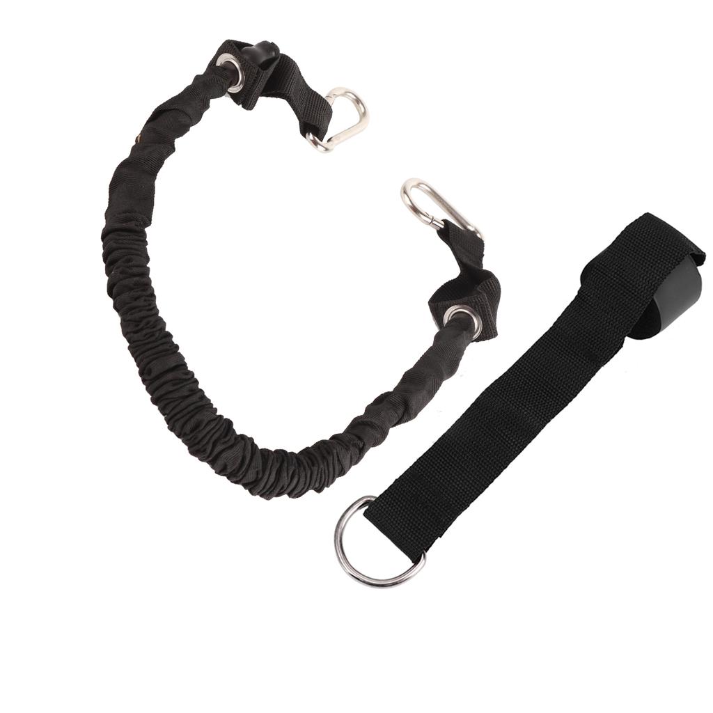 Leggings Türzugseil Fitness Widerstandsbänder Beinring Schnalle Knöchelbandage Set Schwarz