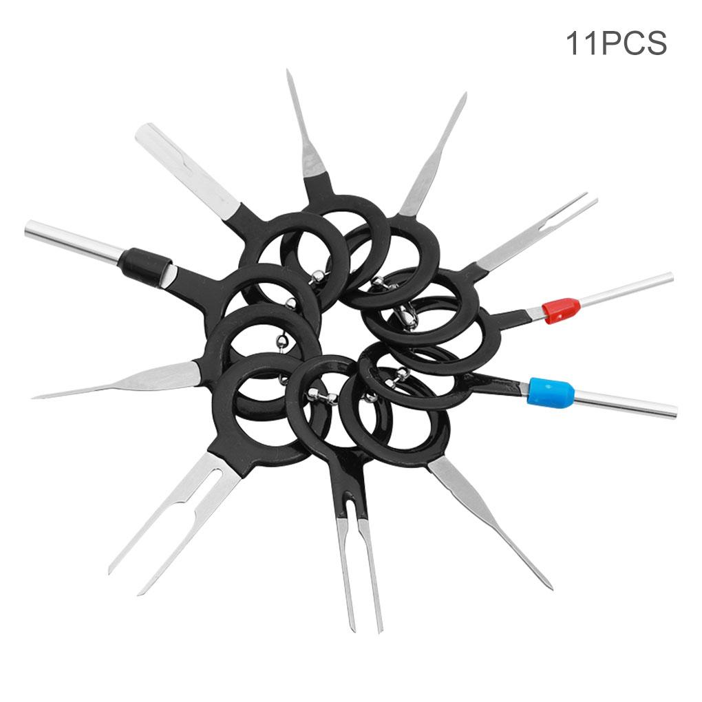 

Набор инструментов для извлечения клемм из нержавеющей стали, портативные экстракторы автомобильных контактов, аксессуары, 41 шт.
