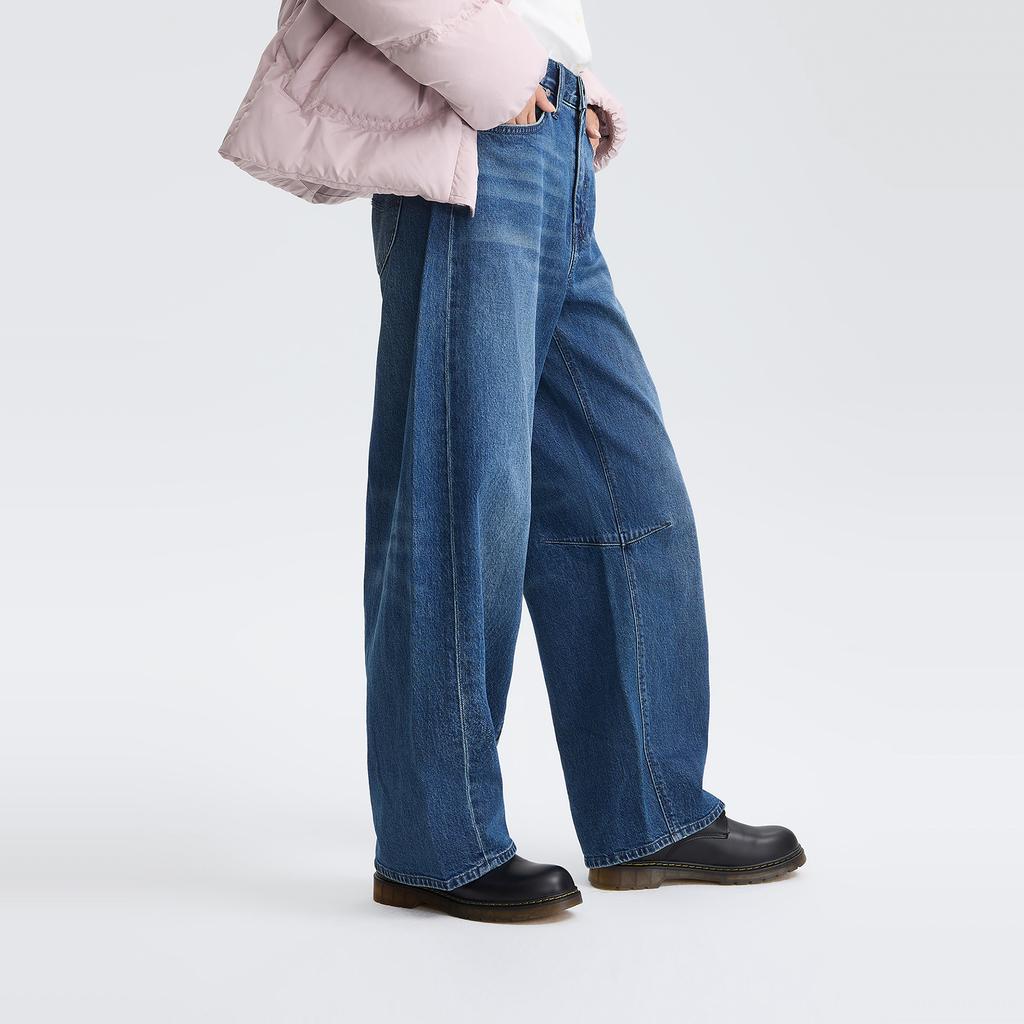Lee FW25 Loose Wide Leg Curved Blade Jeans Unisex Jeans LUB010949205167A08977